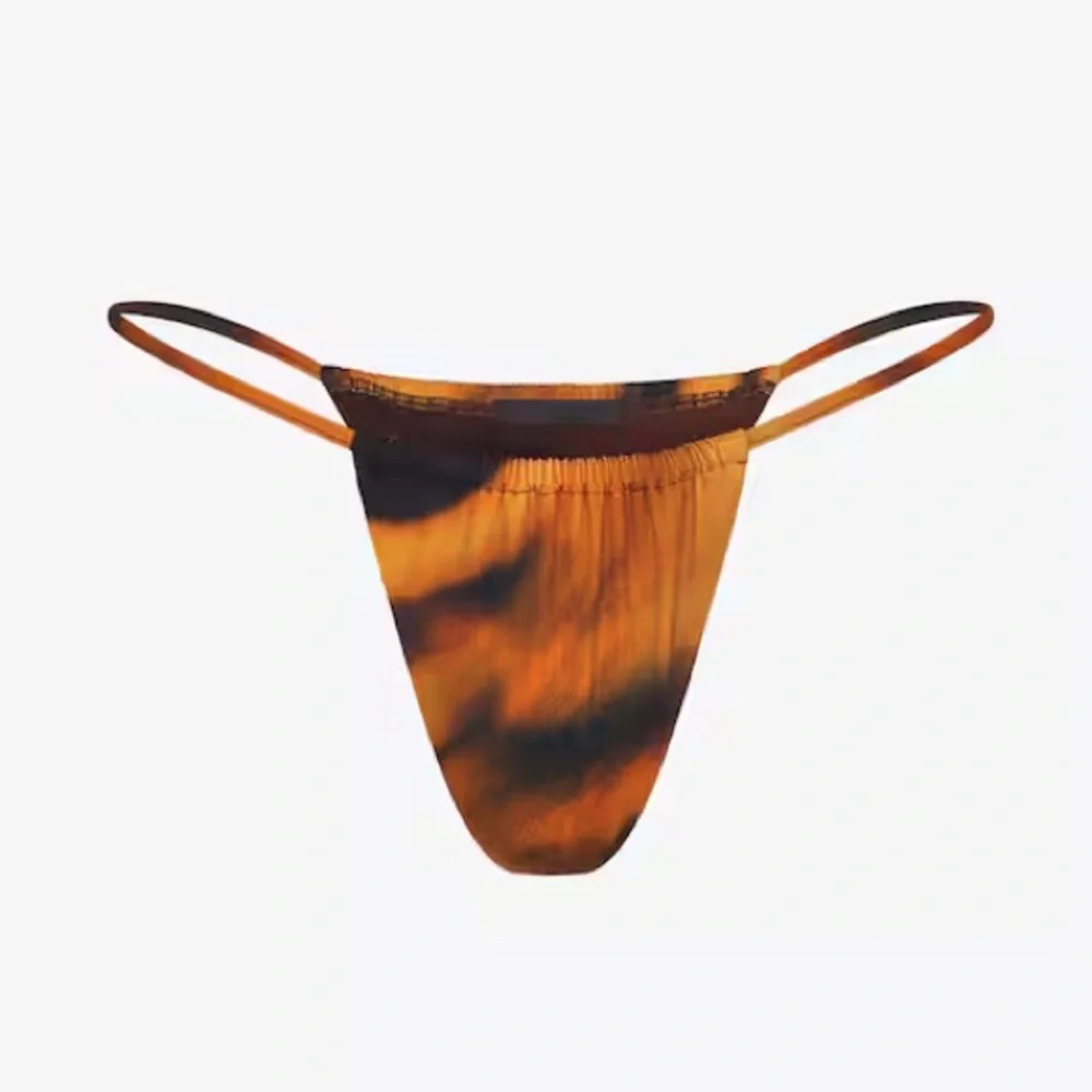 SKIMS X Roberto Cavalli Swim Triangle Bikini Top & Swim String Bikini Bottom Set